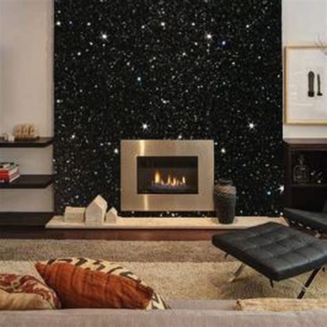 black sparkle wall paint